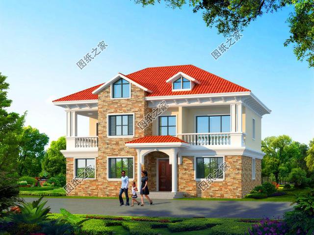 農(nóng)村四間房子怎么設計？這四款二層別墅布局我給100分，建房就是要大氣