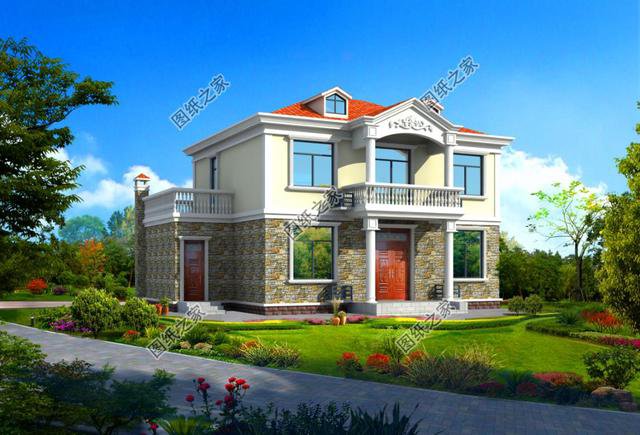 農(nóng)村四間房子怎么設計？這四款二層別墅布局我給100分，建房就是要大氣