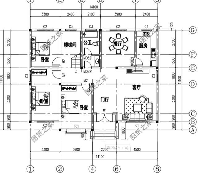 農(nóng)村四間房子怎么設計？這四款二層別墅布局我給100分，建房就是要大氣