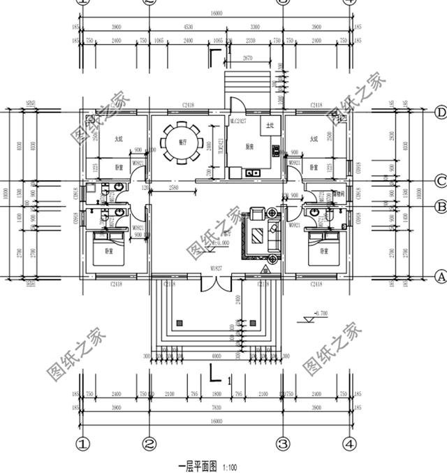 農(nóng)村5間平房格局圖片，簡單實(shí)用，農(nóng)村建房就要這樣建