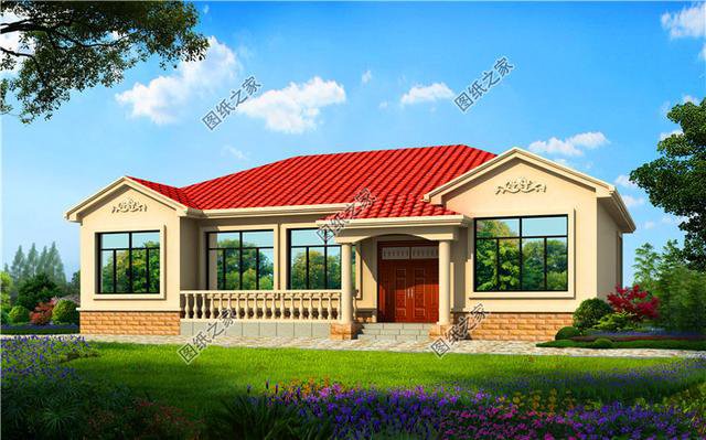 農(nóng)村5間平房格局圖片，簡單實(shí)用，農(nóng)村建房就要這樣建