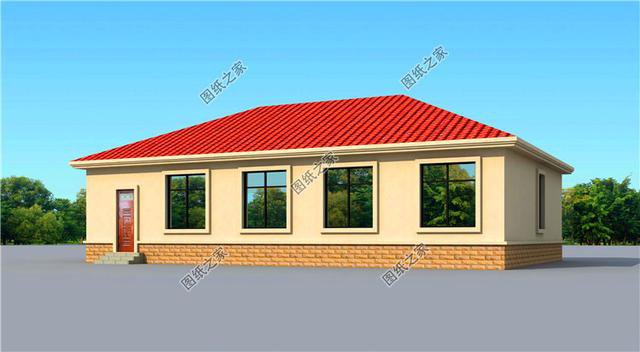 農(nóng)村5間平房格局圖片，簡單實(shí)用，農(nóng)村建房就要這樣建