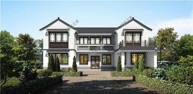 3款鄉(xiāng)下自建二層房圖片，尤其是最后一套，我最喜歡它