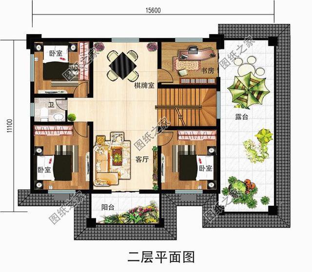 3款鄉(xiāng)下自建二層房圖片，尤其是最后一套，我最喜歡它