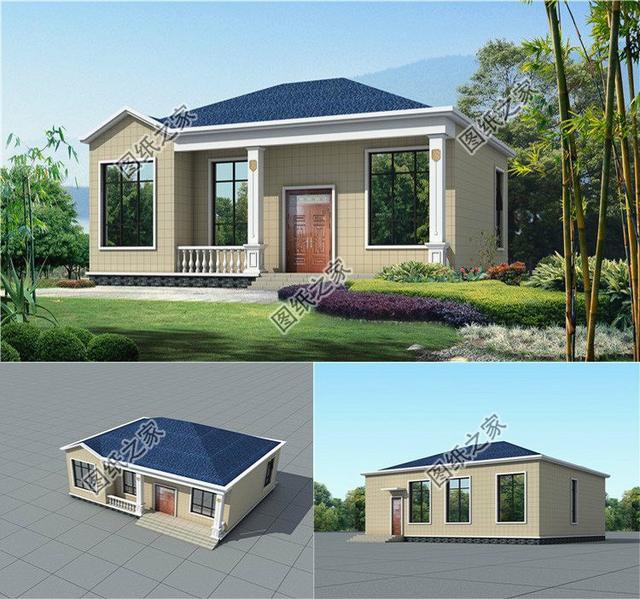 農(nóng)村一層最美房屋，住著好又美觀，不比高層別墅差