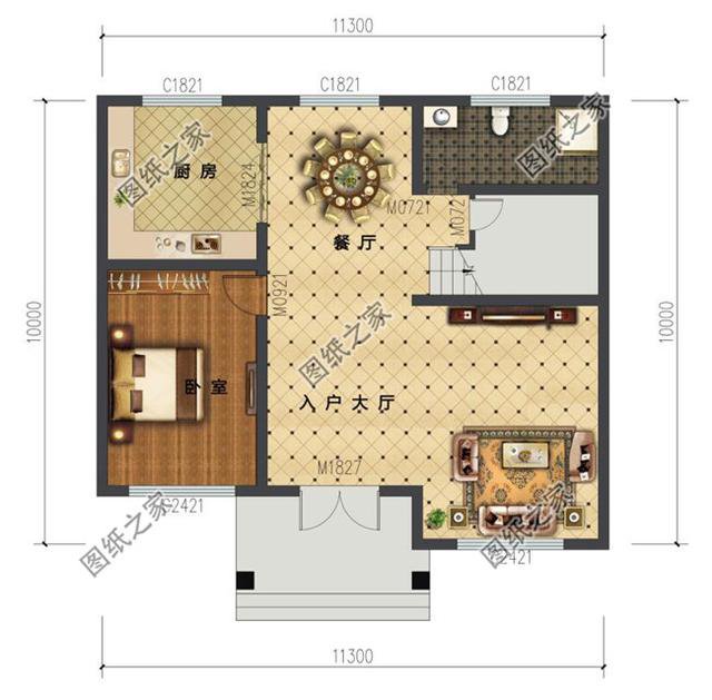 四款鄉(xiāng)下自建二層房圖片，回家建一棟，經(jīng)濟(jì)又實(shí)用