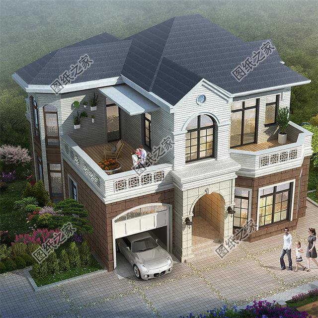 四款鄉(xiāng)下自建二層房圖片，回家建一棟，經(jīng)濟(jì)又實(shí)用