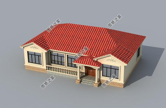 農(nóng)村5間平房格局圖片，給父母建一棟，親戚朋友都夸孝順