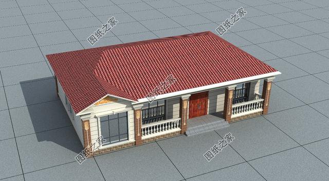 農(nóng)村5間平房格局圖片，給父母建一棟，親戚朋友都夸孝順