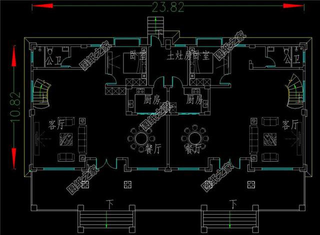 農(nóng)村最新款三層雙拼別墅，家里倆兄弟再也不用爭(zhēng)了，鄰居都羨慕