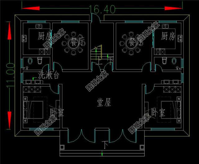 農(nóng)村最新款三層雙拼別墅，家里倆兄弟再也不用爭(zhēng)了，鄰居都羨慕