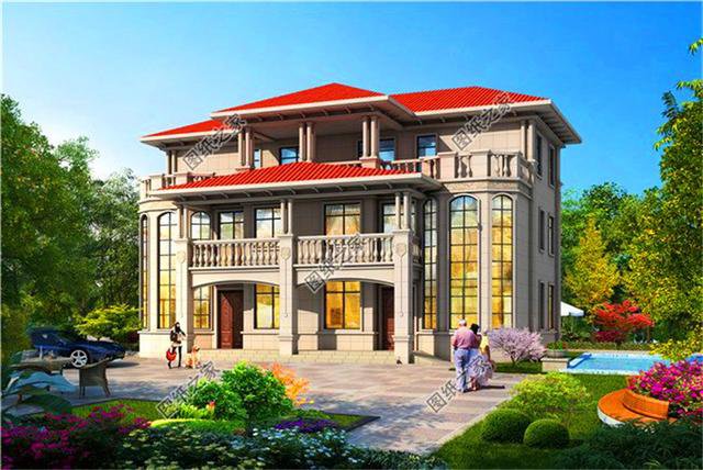 農(nóng)村最新款三層雙拼別墅，家里倆兄弟再也不用爭(zhēng)了，鄰居都羨慕