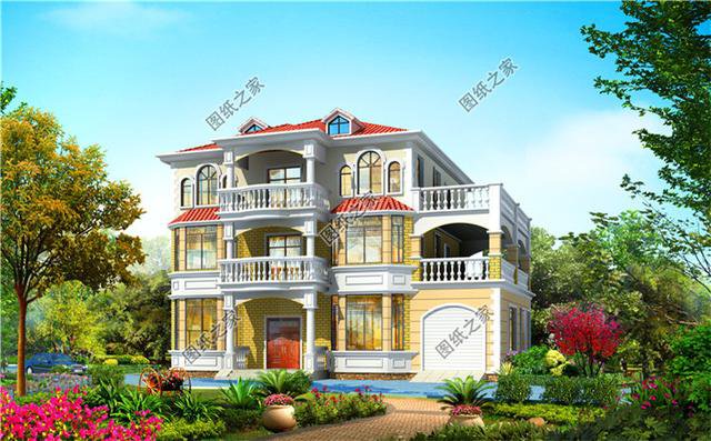 三套農(nóng)村四間三層自建房圖，看看哪一套更符合您的審美