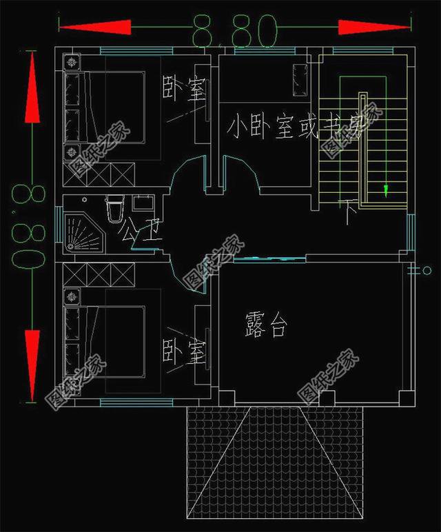 80至90平米農(nóng)村自建房設(shè)計(jì)圖，小戶型，80、90后的最愛