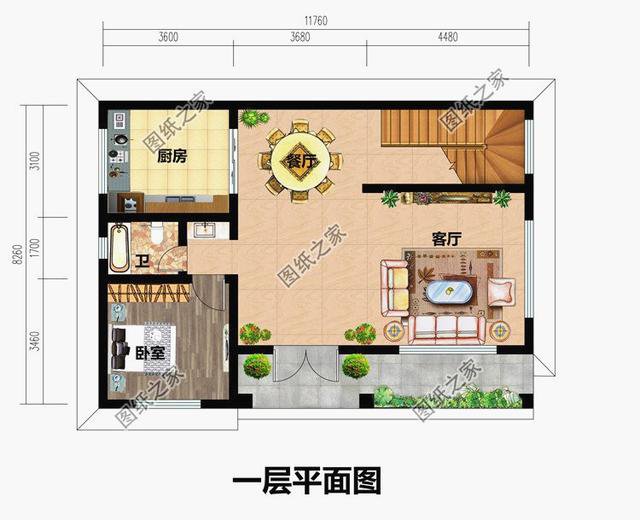 80至90平米農(nóng)村自建房設(shè)計(jì)圖，小戶型，80、90后的最愛