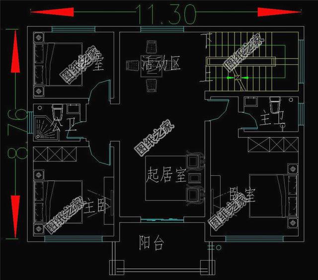 農(nóng)村三層自建房圖，20萬(wàn)就能建這么實(shí)用的房子