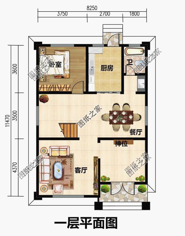 農(nóng)村三層自建房圖，20萬(wàn)就能建這么實(shí)用的房子