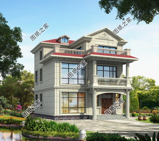 農(nóng)村三層自建房圖，20萬(wàn)就能建這么實(shí)用的房子