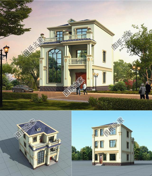 農(nóng)村三層自建房圖，20萬(wàn)就能建這么實(shí)用的房子