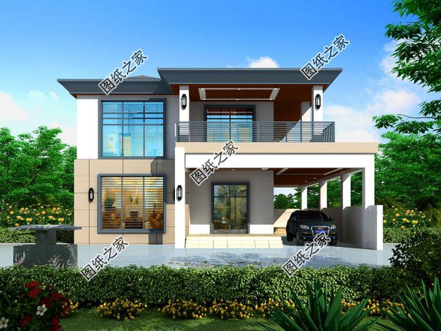 25萬(wàn)農(nóng)村二層自建房效果圖，我喜歡第三套，你喜歡哪個(gè)?