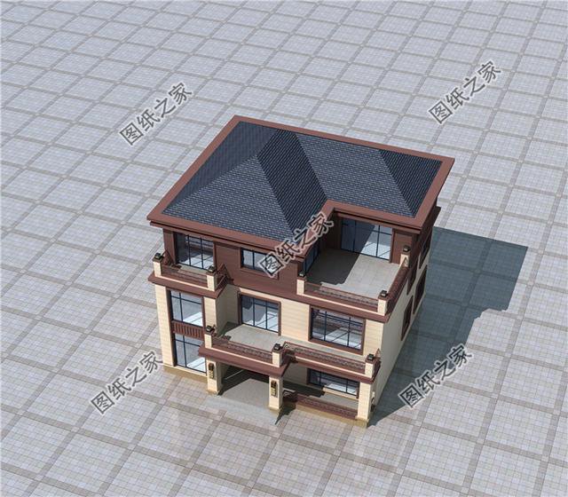 2024農(nóng)村新款三層別墅圖，包容性強，實用性高