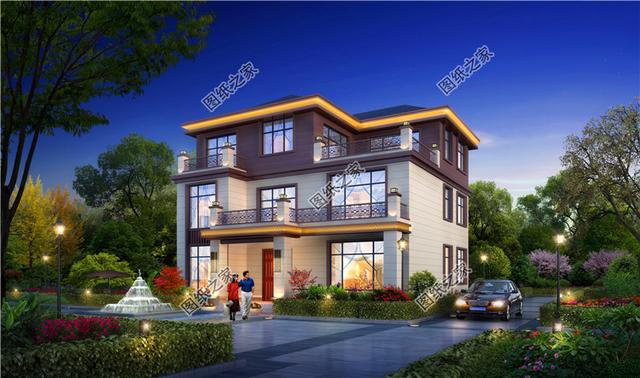 2024農(nóng)村新款三層別墅圖，包容性強，實用性高