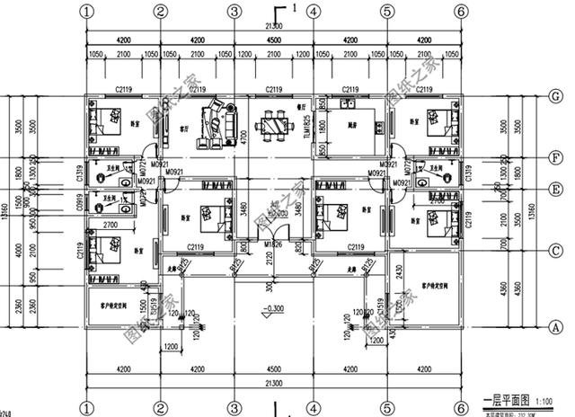 四套最接地氣的農(nóng)村一層三合院效果圖，第二套最好看，含圖紙