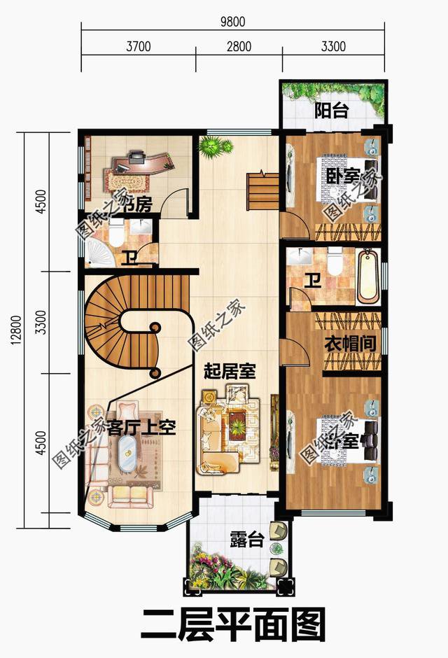  普通農(nóng)村建房設(shè)計圖分享，看完你還想在城里買房嗎？