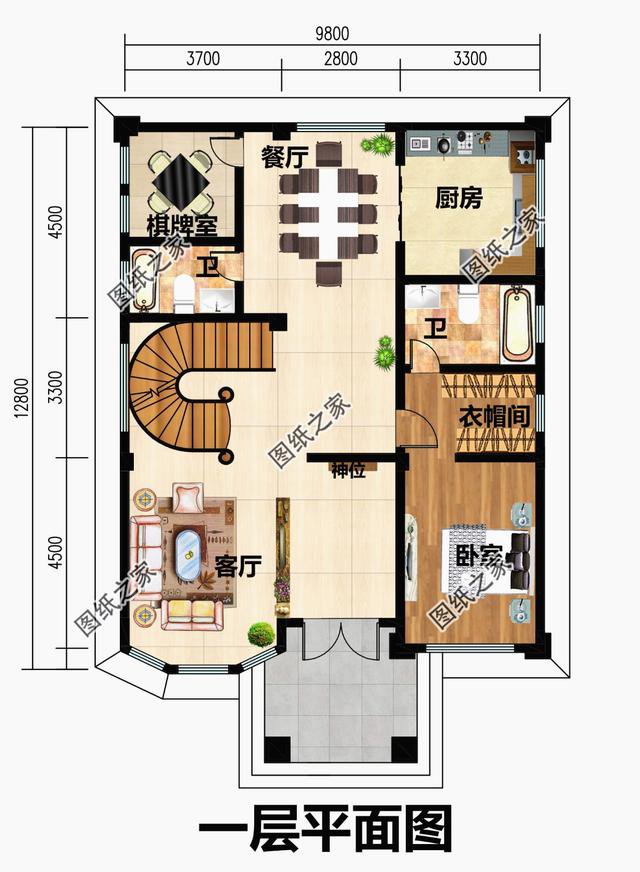  普通農(nóng)村建房設(shè)計圖分享，看完你還想在城里買房嗎？