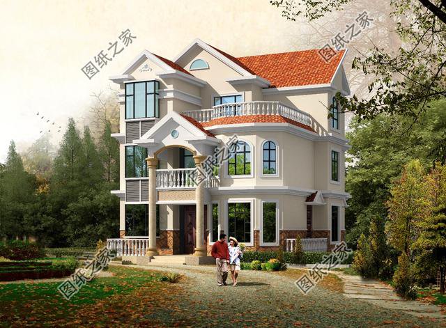 110平三層歐式別墅圖，回鄉(xiāng)建房好選擇，你喜歡哪套？