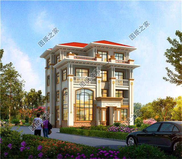 看到這三款三間三層半別墅式樣圖，家里人見了都心動，而我是激動！
