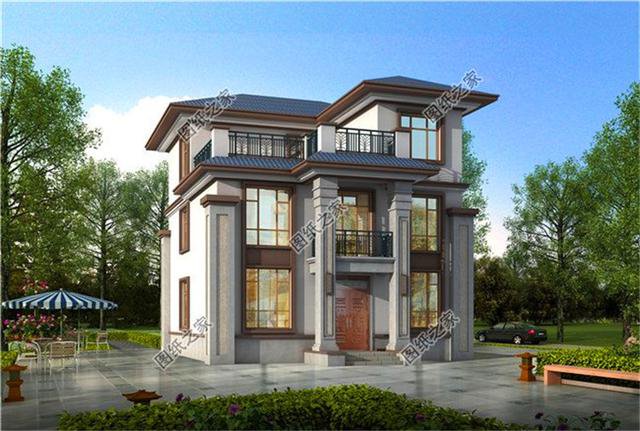 30萬(wàn)農(nóng)村自建別墅三層設(shè)計(jì)圖這樣建，絕對(duì)沒(méi)有人敢說(shuō)你土，還不快收藏圖紙