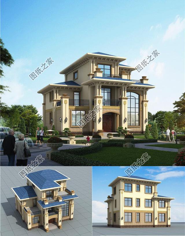 二層半帶露臺(tái)自建房圖片，種花養(yǎng)魚(yú)，燒烤賞月，好不愜意！