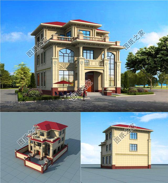 占地120平方米兩層半房屋設(shè)計(jì)圖，簡(jiǎn)直就是農(nóng)村自建房中的潮流