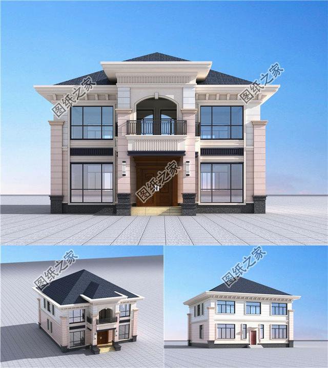 二層農(nóng)村新款別墅，這3款建得好，街坊鄰里都來參觀