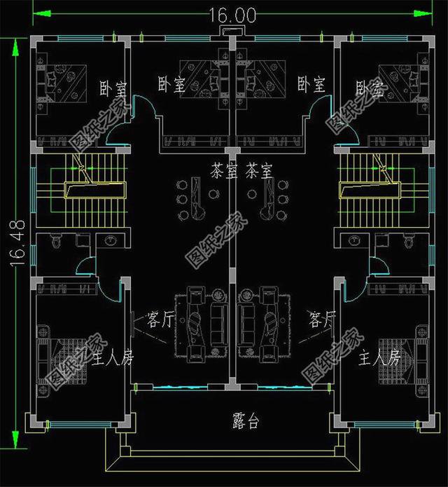 3款雙拼別墅外觀圖片，家里有兄弟的，就該這樣建