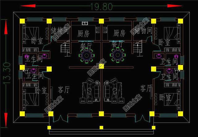 3款雙拼別墅外觀圖片，家里有兄弟的，就該這樣建