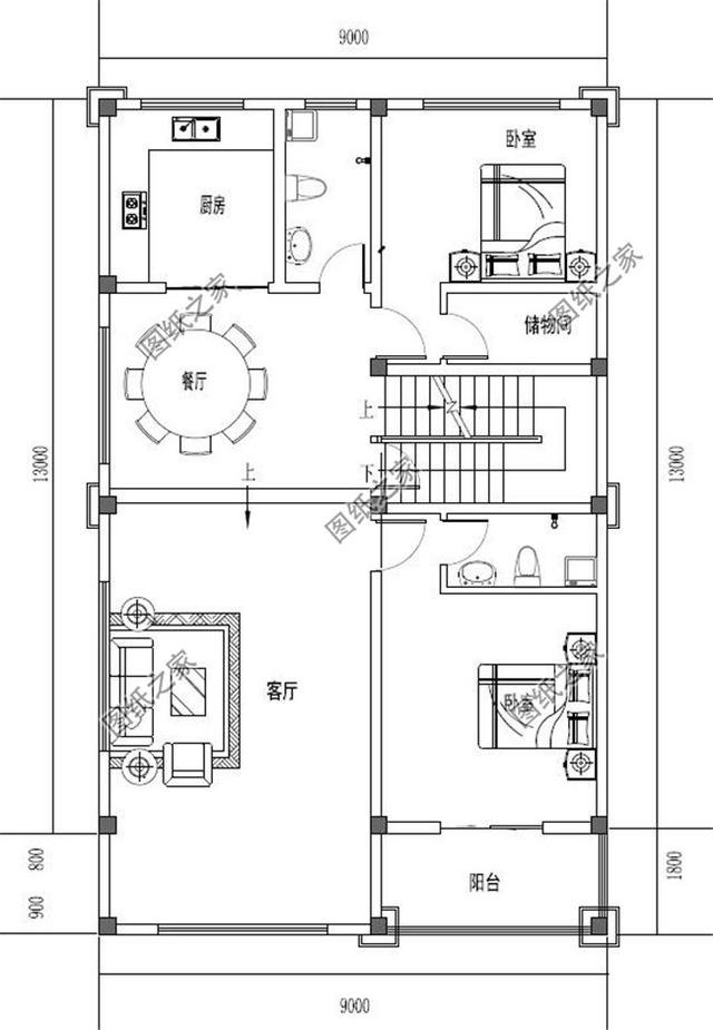 農(nóng)村自建四層漂亮樓房圖，外觀氣派，選一套回家建造吧！
