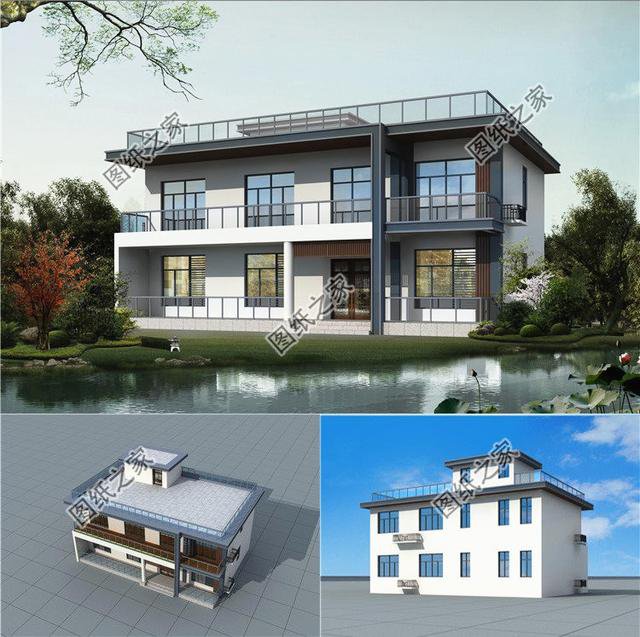 百看不厭的二層現(xiàn)代風(fēng)格別墅，農(nóng)村建房新篇章，見(jiàn)證不一樣的美