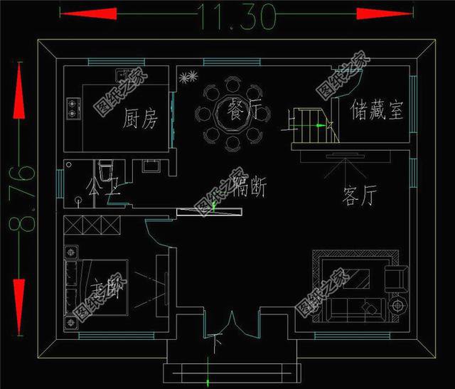 3套農村三層樓房設計圖，讓你蓋房無憂，效果圖+戶型圖