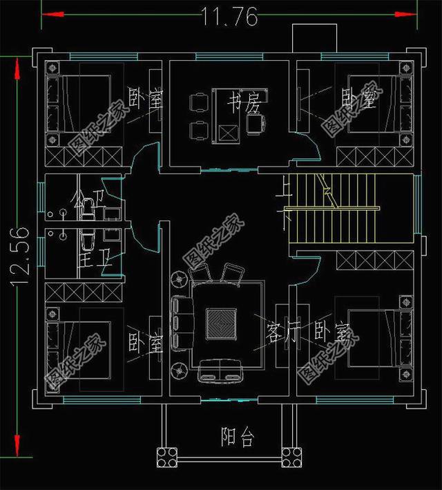3套農村三層樓房設計圖，讓你蓋房無憂，效果圖+戶型圖