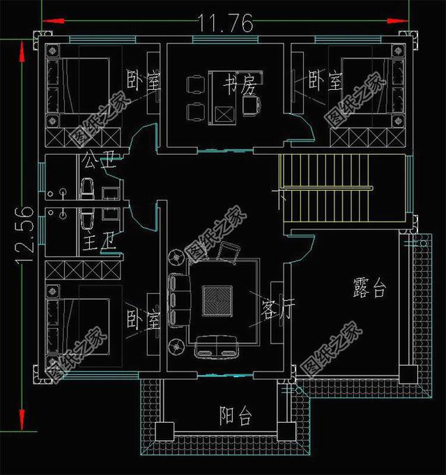 3套農村三層樓房設計圖，讓你蓋房無憂，效果圖+戶型圖