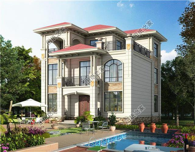 新農(nóng)村三層房子圖片，精致安全，想要在村里建房的有服氣了