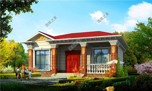 三款農(nóng)村平房歐式裝修風(fēng)格，家里人看了笑的合不攏嘴