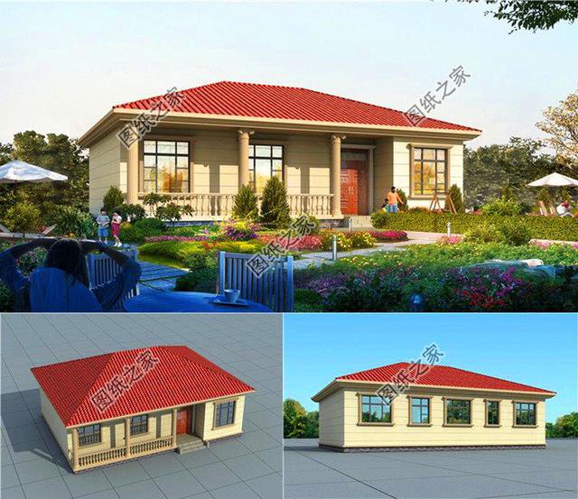 三款農(nóng)村平房歐式裝修風(fēng)格，家里人看了笑的合不攏嘴