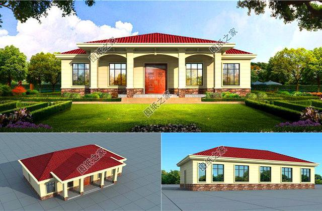 三款農(nóng)村平房歐式裝修風(fēng)格，家里人看了笑的合不攏嘴