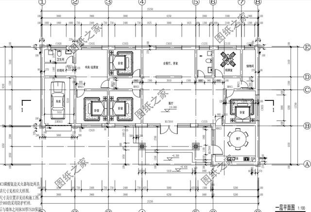 平房帶車庫效果圖，一層自建房也能這樣洋氣