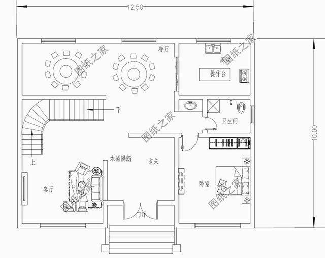 農(nóng)村三層帶地下室戶型圖，有全套圖紙，簡(jiǎn)直秒殺村長(zhǎng)家