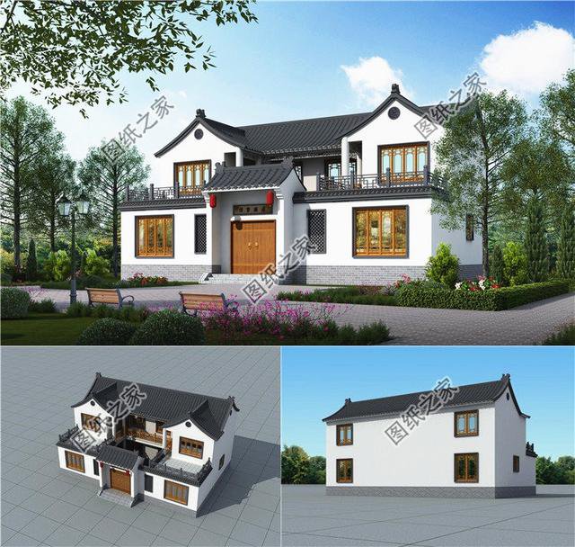 農(nóng)村自建房二層復(fù)式戶型任你挑選，這三款最受歡迎，只想說，真好看