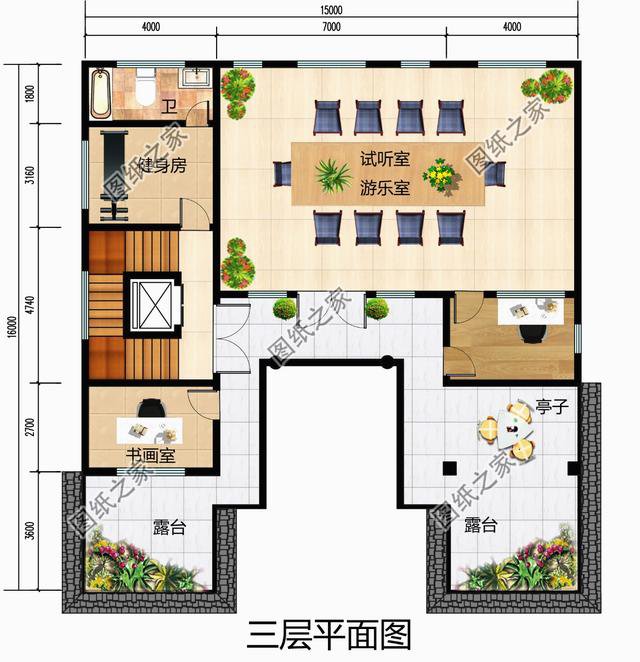 農(nóng)村別墅四合院復(fù)式戶型，也就只有四合院，才是農(nóng)村該建的房子